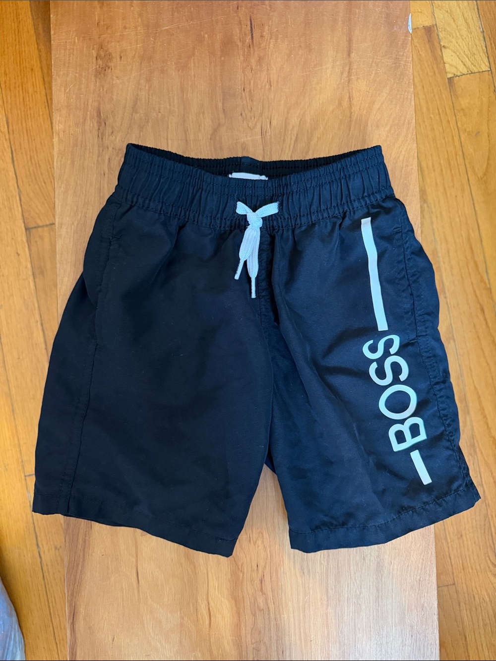 Boss Black Kids Logo Swim Shorts with Light Logo